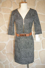 Robe noire et blanc neuve marque YOYA (d)