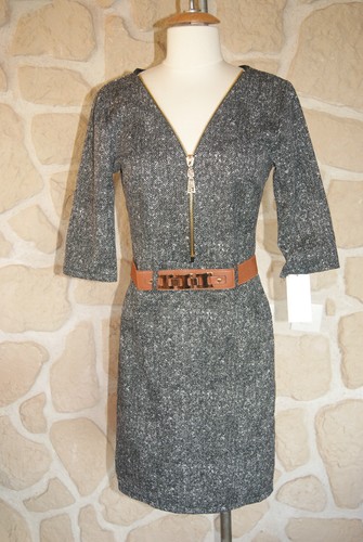 Robe noire blanc neuve - robe,