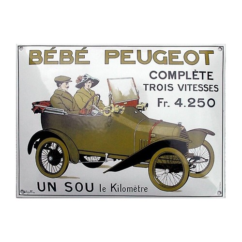 Plaque émaillée bébé - plaque,