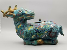  13" Antique China Cloisonne