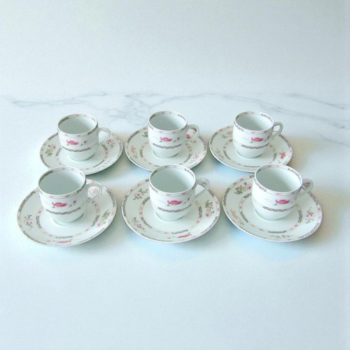 Limoges raynaud tasses - limoges., raynaud.