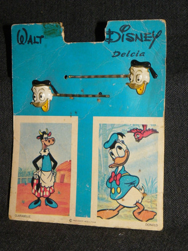 Barrettes vintage donald - barrettes,