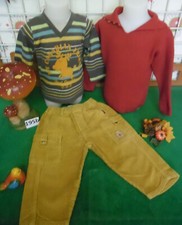 lot 9 vêtements enfant 18 mois garçon,pantalon,sweat,gilet,jean,pull,velours ...