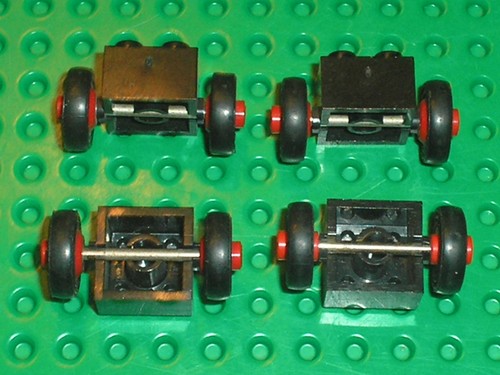 Essieu roues lego vintage - essieu,