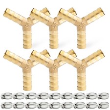Lot de 6 raccords cannelés