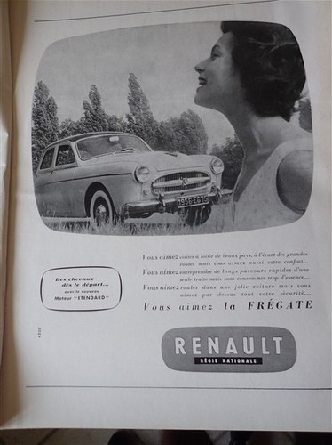 Renault fregate moteur - fregate,