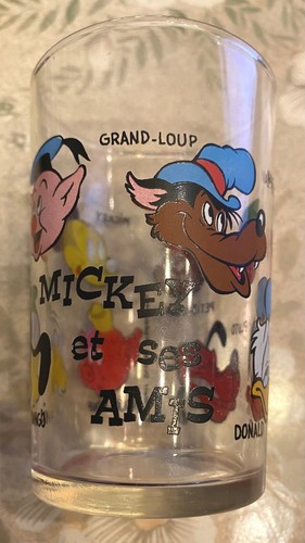Verre vintage publicitaire