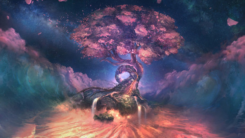 Plaque métal yggdrasil - mÉtal,