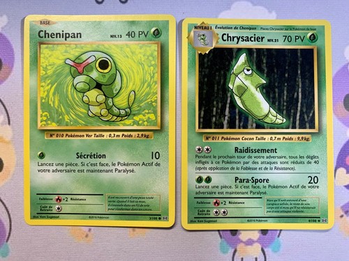 Carte pokémon chenipan 108 - pokémon,