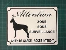 panneau  "Attention au CHIEN"