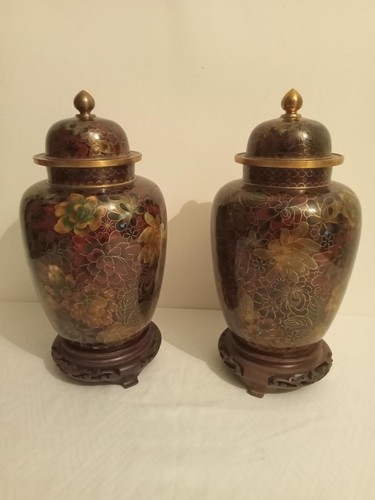 Vases chinois laiton - vases, en
