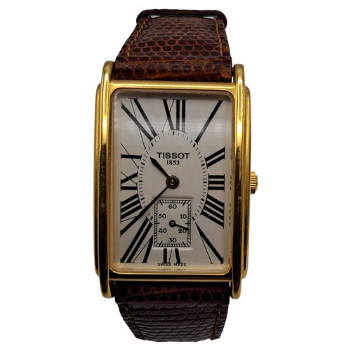 Tissot montre bracelet - montre-bracelet, or