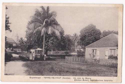 Carte postale 1935 guadeloupe - carte,