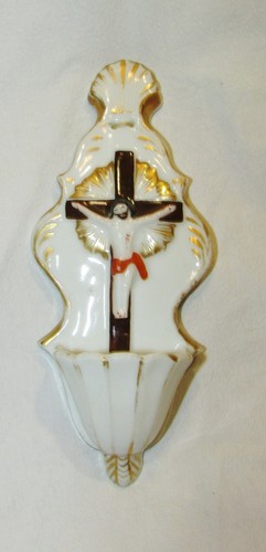 Benitier ancien porcelaine - ancien,