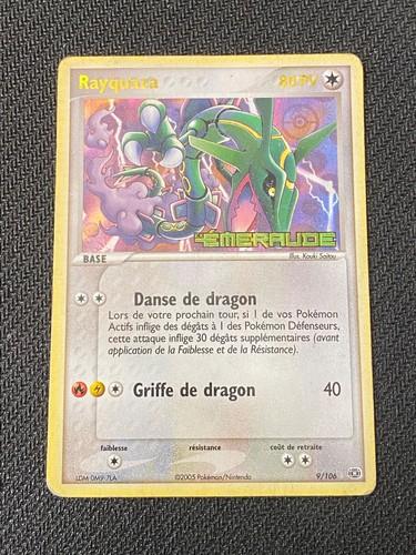 Carte pokémon rayquaza 106 - pokémon,