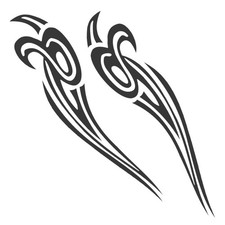 2 Pcs Voiture Stickers