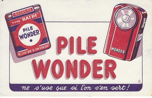 Ancien buvard publicitaire - ancien,