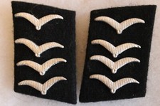 patte de col troupe pionnier,Haupt-Gefreiter Luftwaffe  allemand 2e guerre 