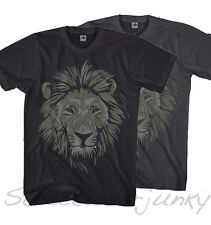 ★T-shirt homme drôle vintage art lion look décontracté game polo neuf S-XXXL L009★