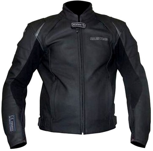 Veste cuir moto avec - en, de