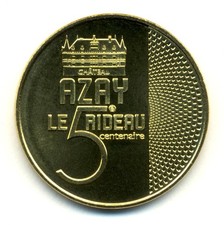 37 AZAY-LE-RIDEAU Château 4, 500 ans, 2025, Monnaie de Paris
