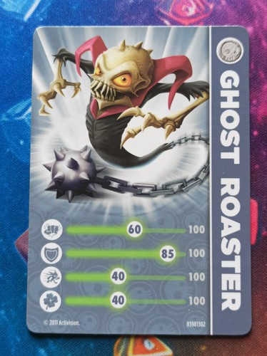 Carte ghost roaster - carte, skylanders