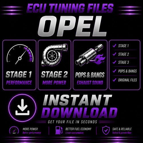 Opel vauxhall ecu remap - vauxhall, chip