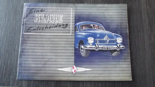 Catalogue brochure borgward - catalogue/brochure,