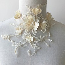 Perlé Fleur Applique Fête