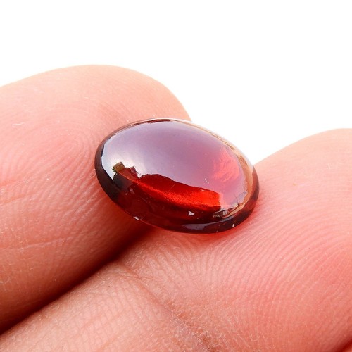 Cabochon grenat rouge - , naturel
