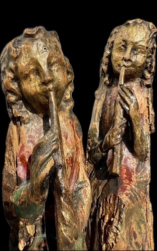 Paire anges musiciens - paire,