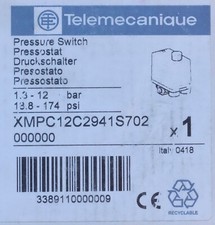 Telemecanique XMPC12C2941S702 Interrupteur de pression 1.3 - 12 bar. Pressostat