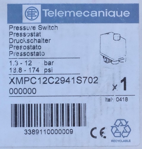 Telemecanique xmpc12c2941s702 - telemecanique,