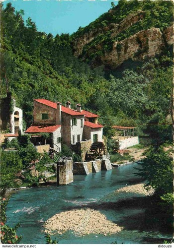 Carte postale moulin à - carte, eau