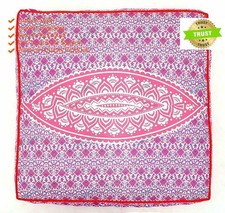 Mandala Indien Coussin Housse Ethnique Oreiller Étui Hippie Gypsy Maison