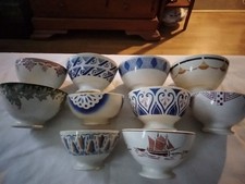 Lot De 10 Bols Anciens