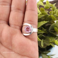 Rond Morganite Pierre 925