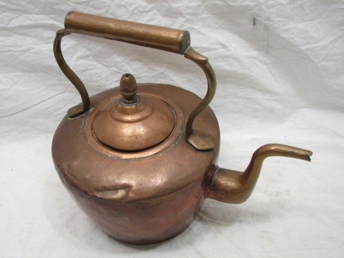 Early copper goose neck spout - early,