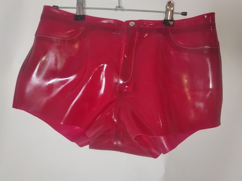 Shorts pantalon latex - shorts, latex-gomme