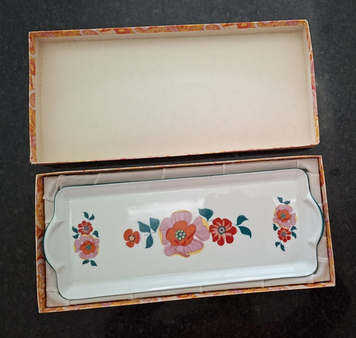 Plat cake porcelaine - plat,