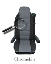 Gris Simili Cuir & Tissu