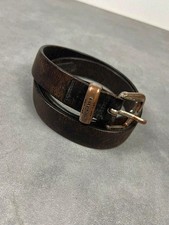 Ceinture cuir épais marron