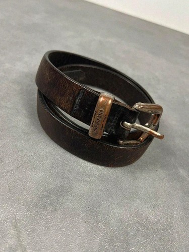 Ceinture cuir épais marron