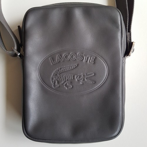 Sacoche cuir gris - cuir,