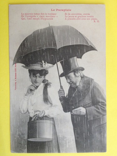 Cpa 1900 phot - bergeret, cie