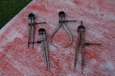 4 Anciens COMPAS de précision/de proportion en métal " voir photos"-----/A12/