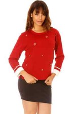 Sweat Pull Femme Chic Bordeaux
