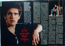 *MATT DILLON  =  2 PAGES 1984