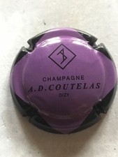A SAISIR   CAPSULE DE CHAMPAGNE.  COUTELAS.  N 1b. VIOLET.