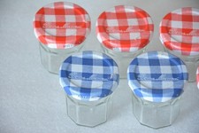 8 mini pots à confiture vides